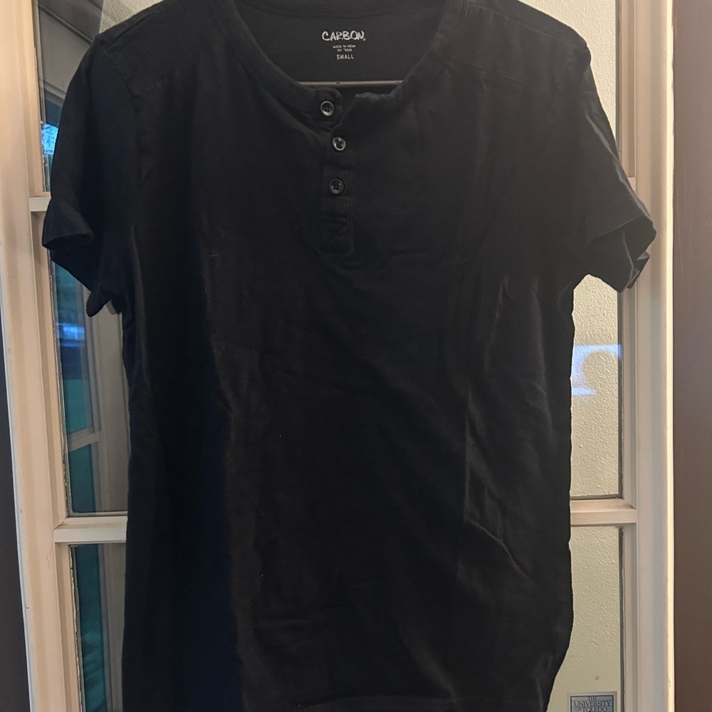 Carbon Classic Black Short Sleeve Tee